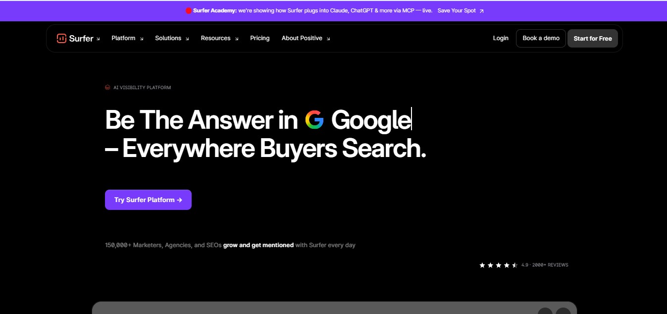 Surfer google ai overviews rank trackers